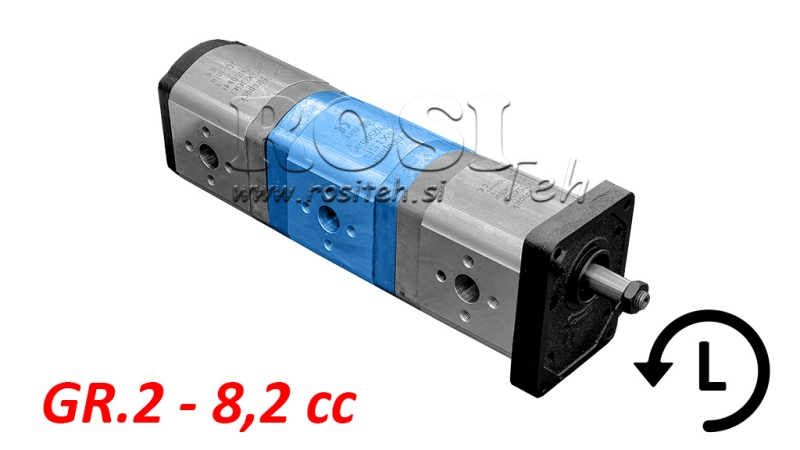 SIŁOWNIK HYDRAULICZNY 20A8,2X156 ŚREDNI GR.2 8,2 CC LEWY