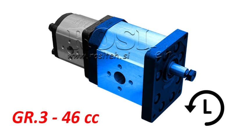POMPA HYDRAULICZNA 30A46X198 PIERWSZA GR.3 GR.2 46 CC LEWA