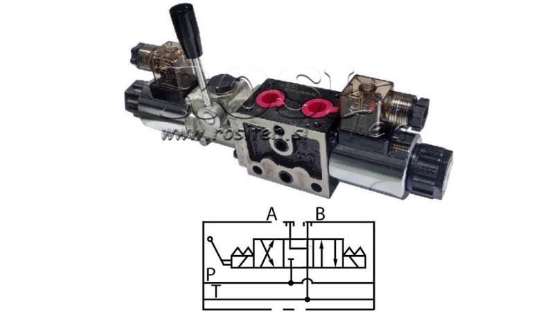 ZAWÓR HYDRAULICZNY RĘCZNY I ELEKTROMAGNETYCZNY YEAT-ZESTAW 12V N6