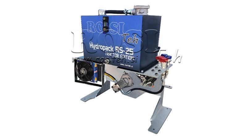 AGREGAT HYDRAULICZNY TRAKTORA POJEMNOŚĆ 70l PRZEPŁYW 53l/min 2XP80 - Z CHŁODNICĄ OLEJU