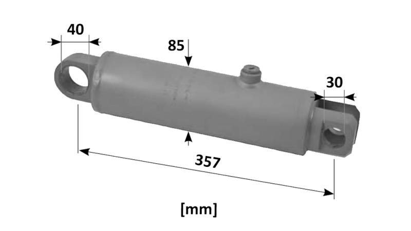 CYLINDER KIEROWNICZY HYDRAULICZNY SAME OEM-9123.331.4 - 9104.331.4