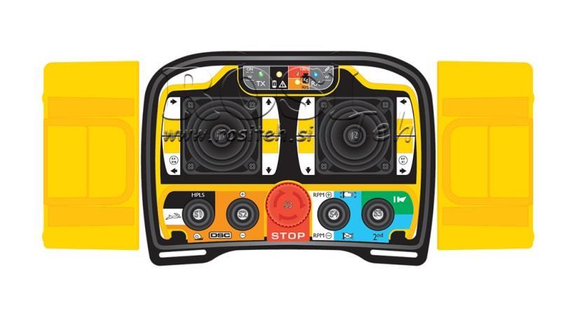 ZDALNE STEROWANIE RADIOWE - PROPORCJONALNE - ZEUS2 B2 10016 Plus
