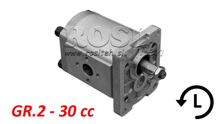 POMPA HYDRAULICZNA GR.2 30 CC LEWA - FLANŻE