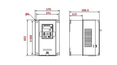 PRZETWORNIK CZĘSTOTLIWOŚCI - INWERTOR 3Fazy 11kW GD20-011G-4-EU
