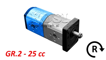 POMPA HYDRAULICZNA 20C25X066 TYŁ GR.2 25 CC PRAWA