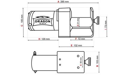 WCIĄGARKA ELEKTRYCZNA 12 V DWM 2000 ST - 907 kg
