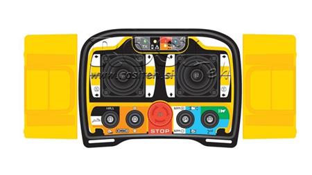 ZDALNE STEROWANIE RADIOWE - PROPORCJONALNE - ZEUS2 B2 10016 Plus